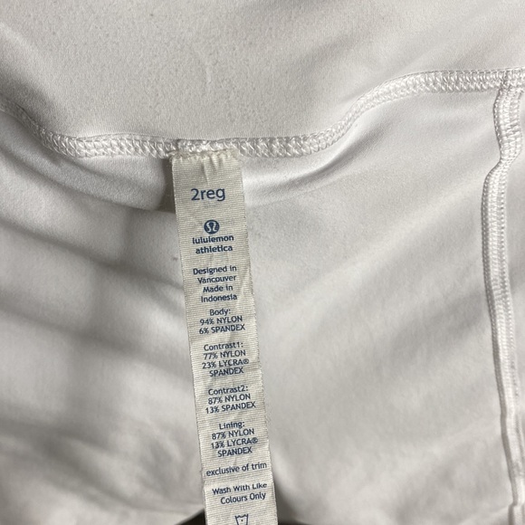 Lululemon Pace Setter Skirt in White Size 2 Regular and blue skirt bundle - Picture 9 of 12